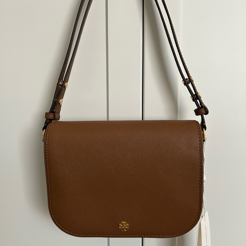 Tory Burch Emerson 2 in 1 bag Moose NWT